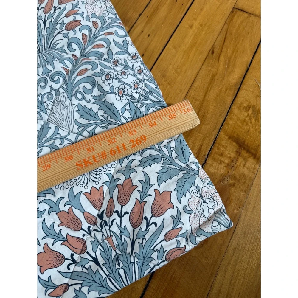William Morris at home‎ blue floral print king size pillow cases